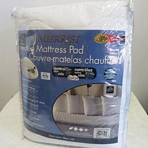 Retail $179 NEW Sunbeam Heated Mattress Pad Full Size